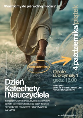 Dzień Katechety 2024 plakat nowy termin