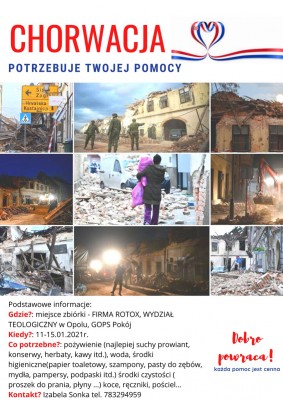 pomoc chorwacji plakat