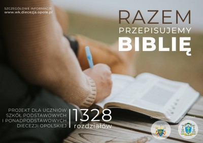 razem przepisujemy biblie plakat